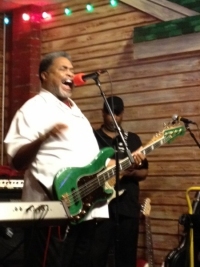 Peter Strimer's photo of Nick Moss singing the blues