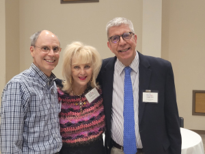 L to R: Lee and Callie Hampton with Donald V. Romanik in Austin, TX